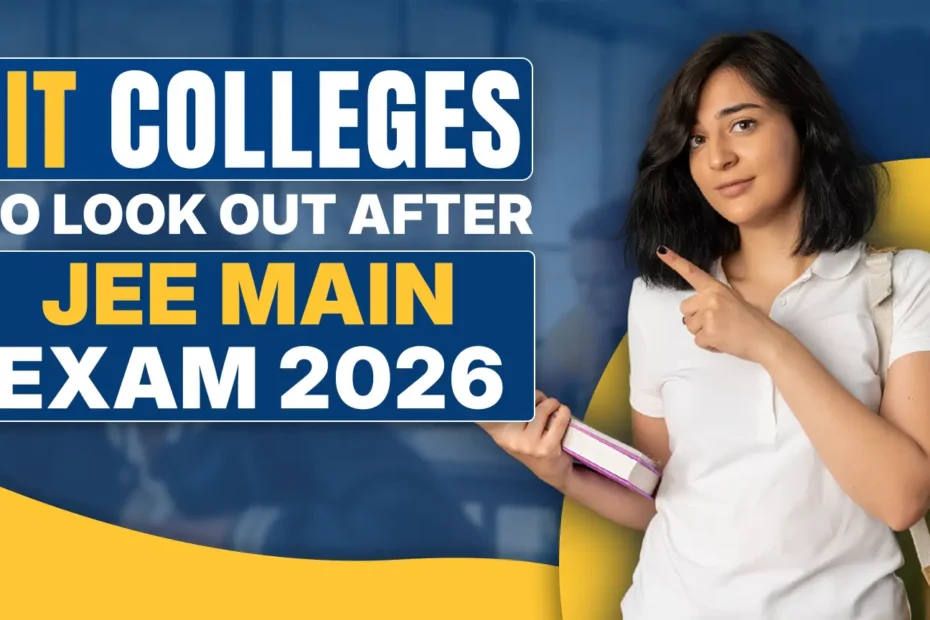 IIT Colleges To Look Out After JEE Main Exam 2026
