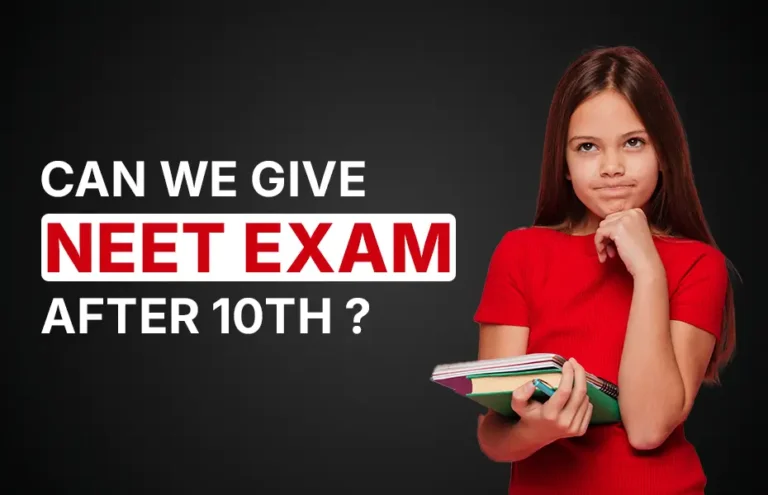 can we give neet exam after 10th