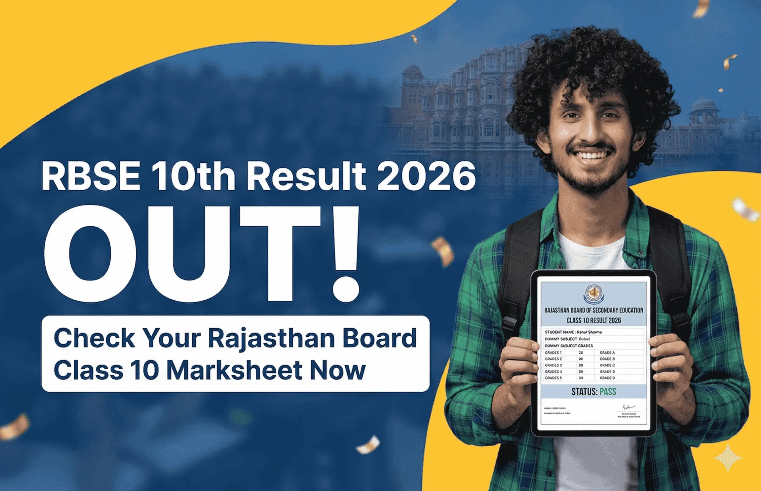 RBSE 10th Result 2026